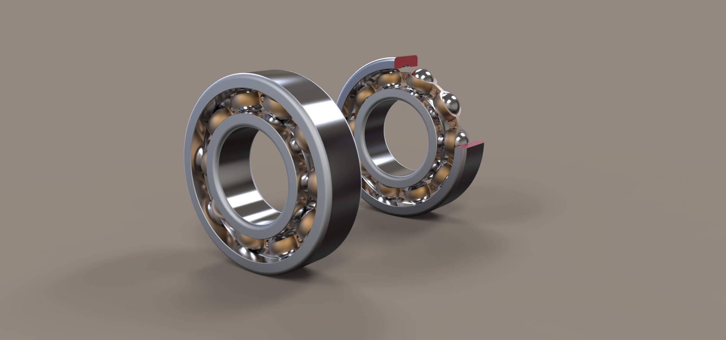 Precision radial ball bearings